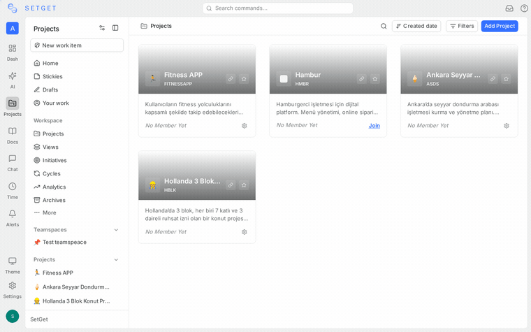 Step 4: Create your first project