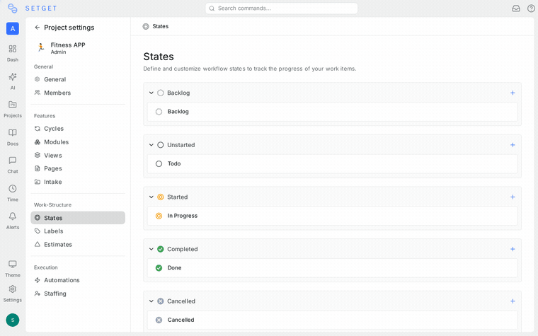 Create a custom state